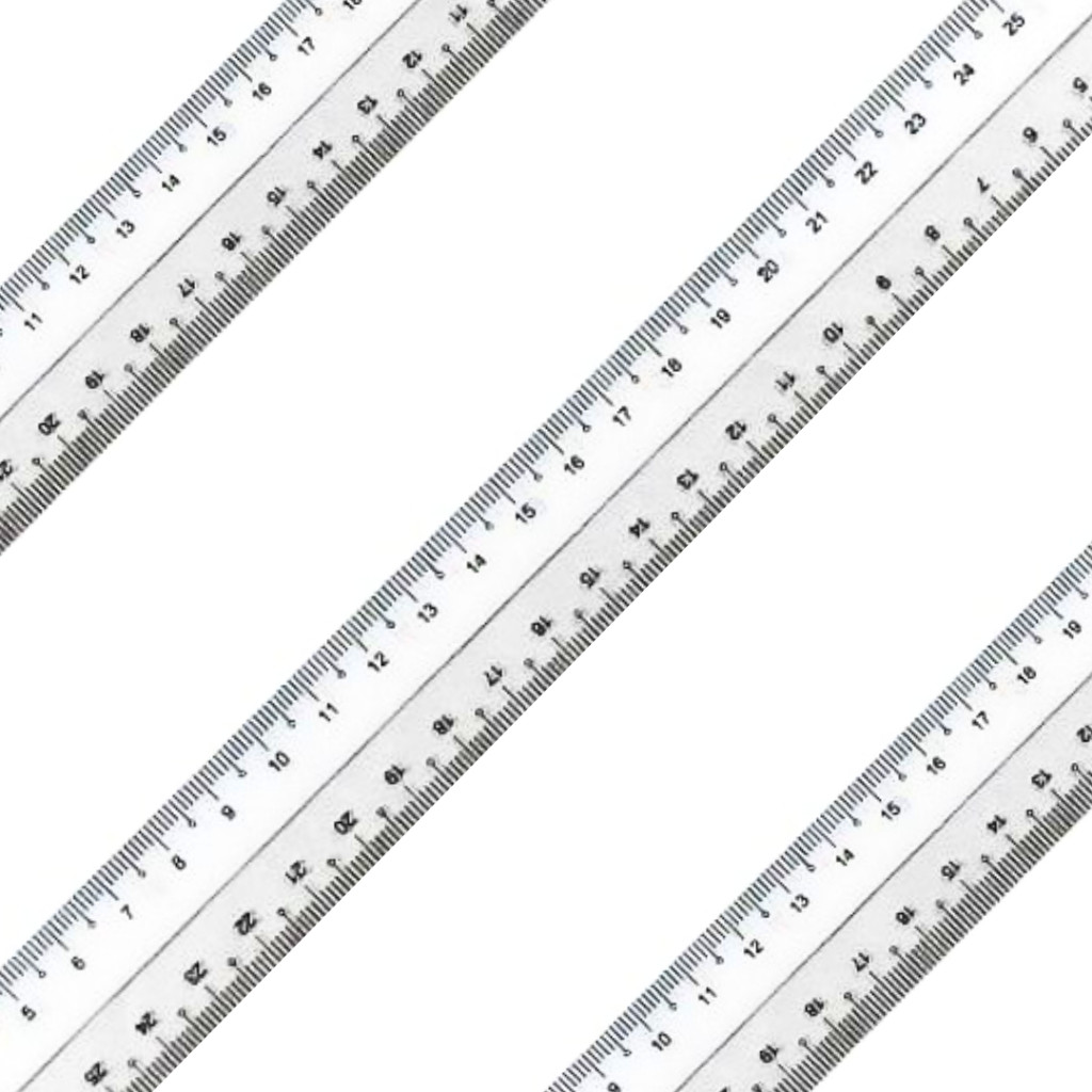 Plastic straight ruler 30cm- Durable and Easy-to-Read Measurement Tool - Image 3