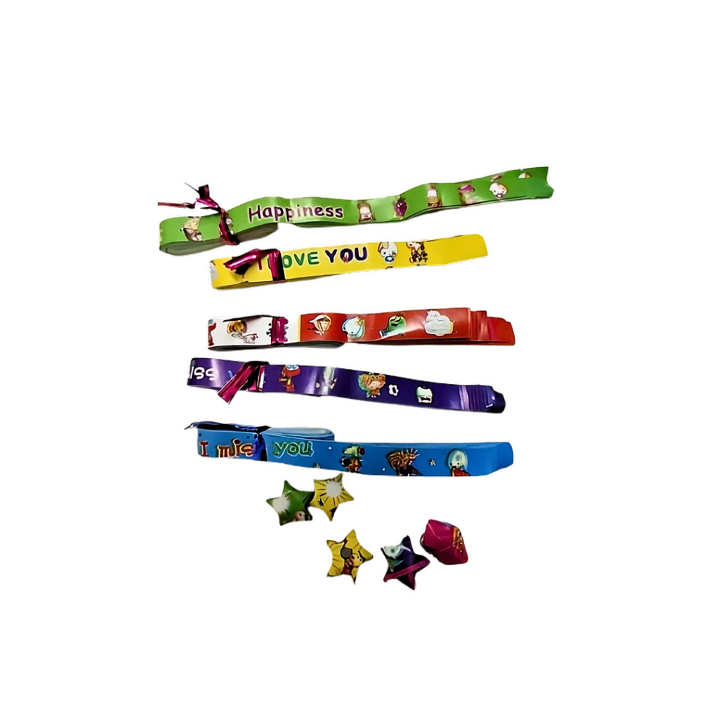 DIY Origami Lucky Star Paper Strips - Image 3
