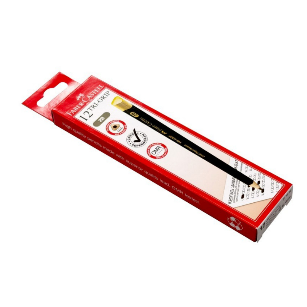 Faber-Castell 12 Tri-Grip 2B Pencils (Box) - Image 4