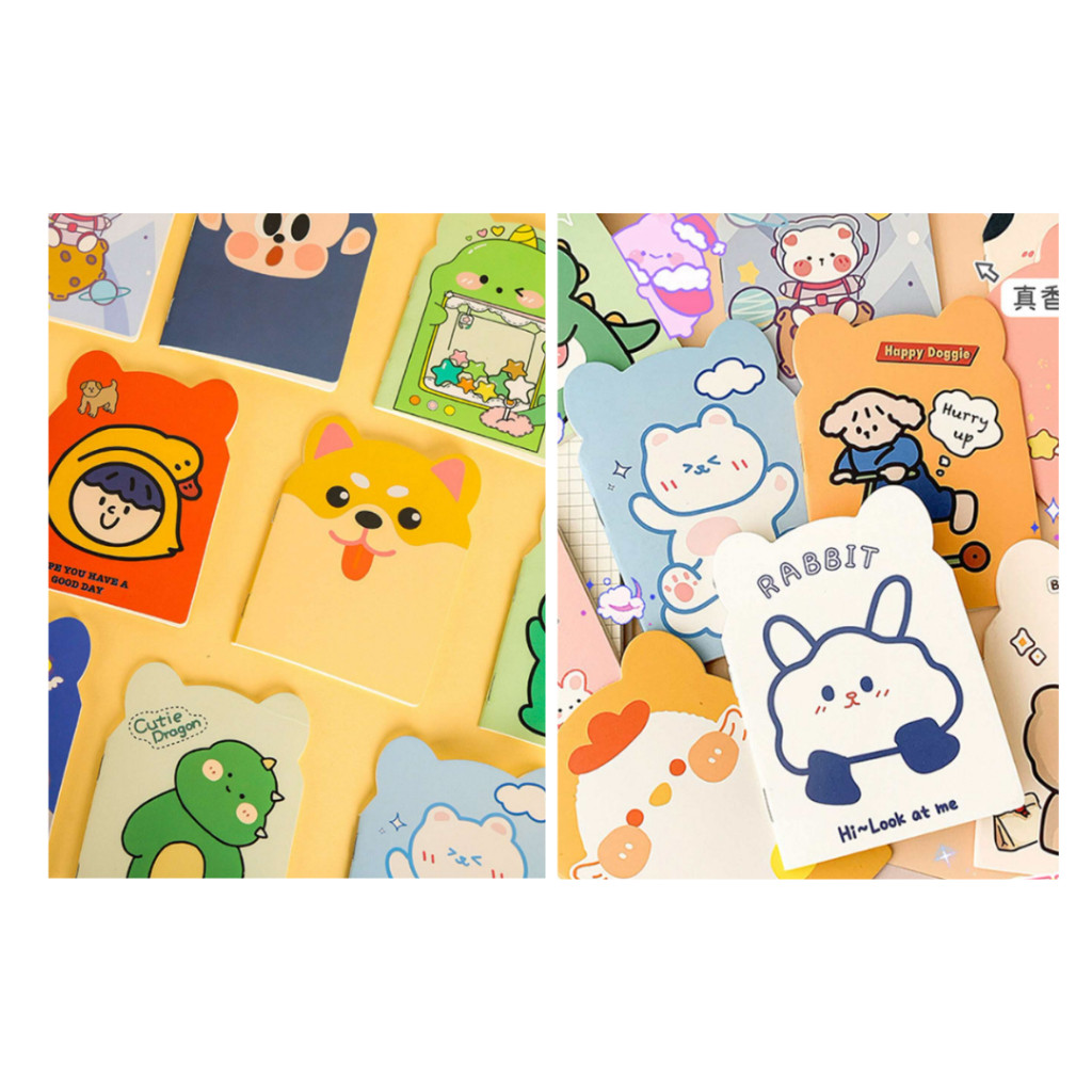 Cute Animal A6 Notebook for Student Working Office Stuffs B - Image 2