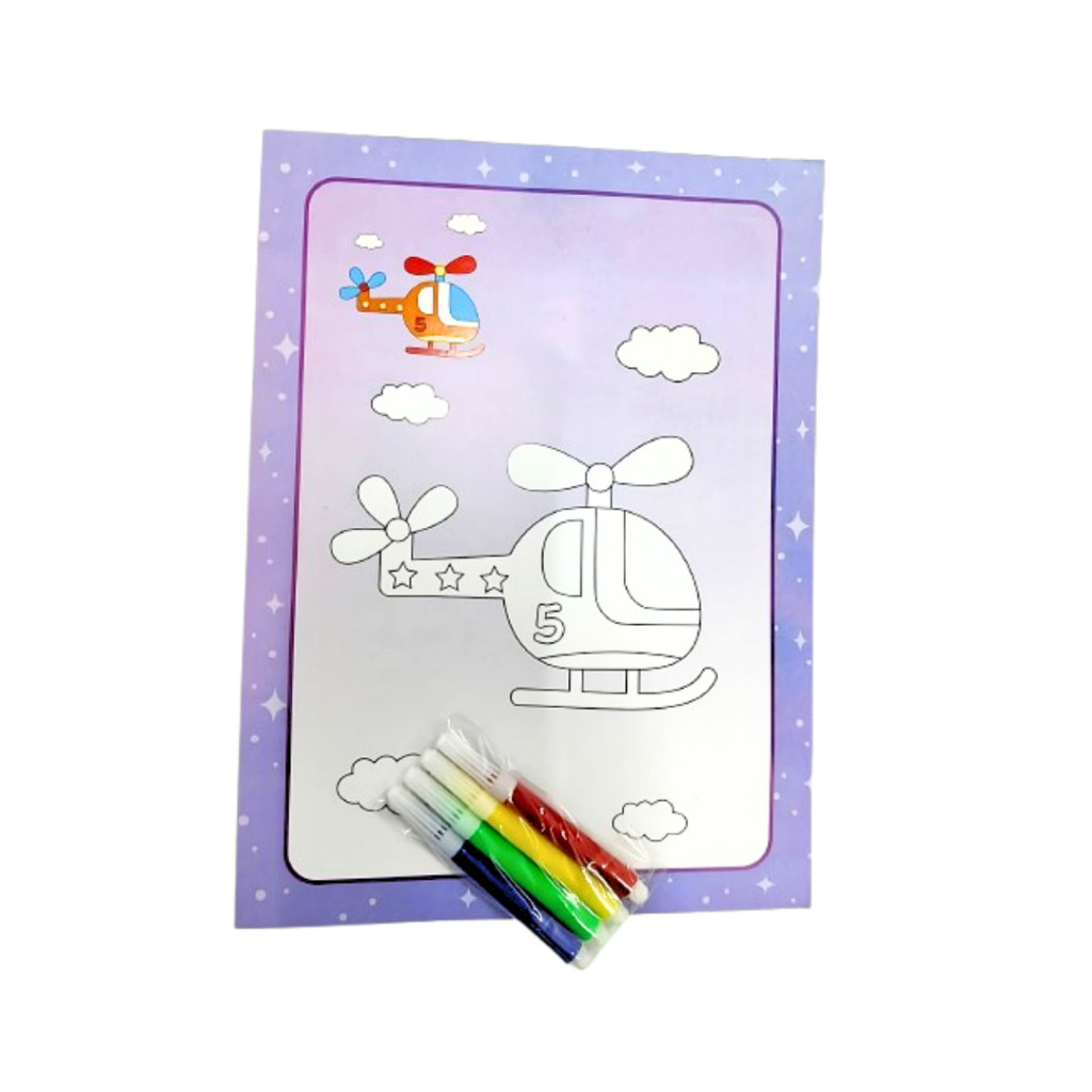 School Kids DIY watercolor Cute - Image 4
