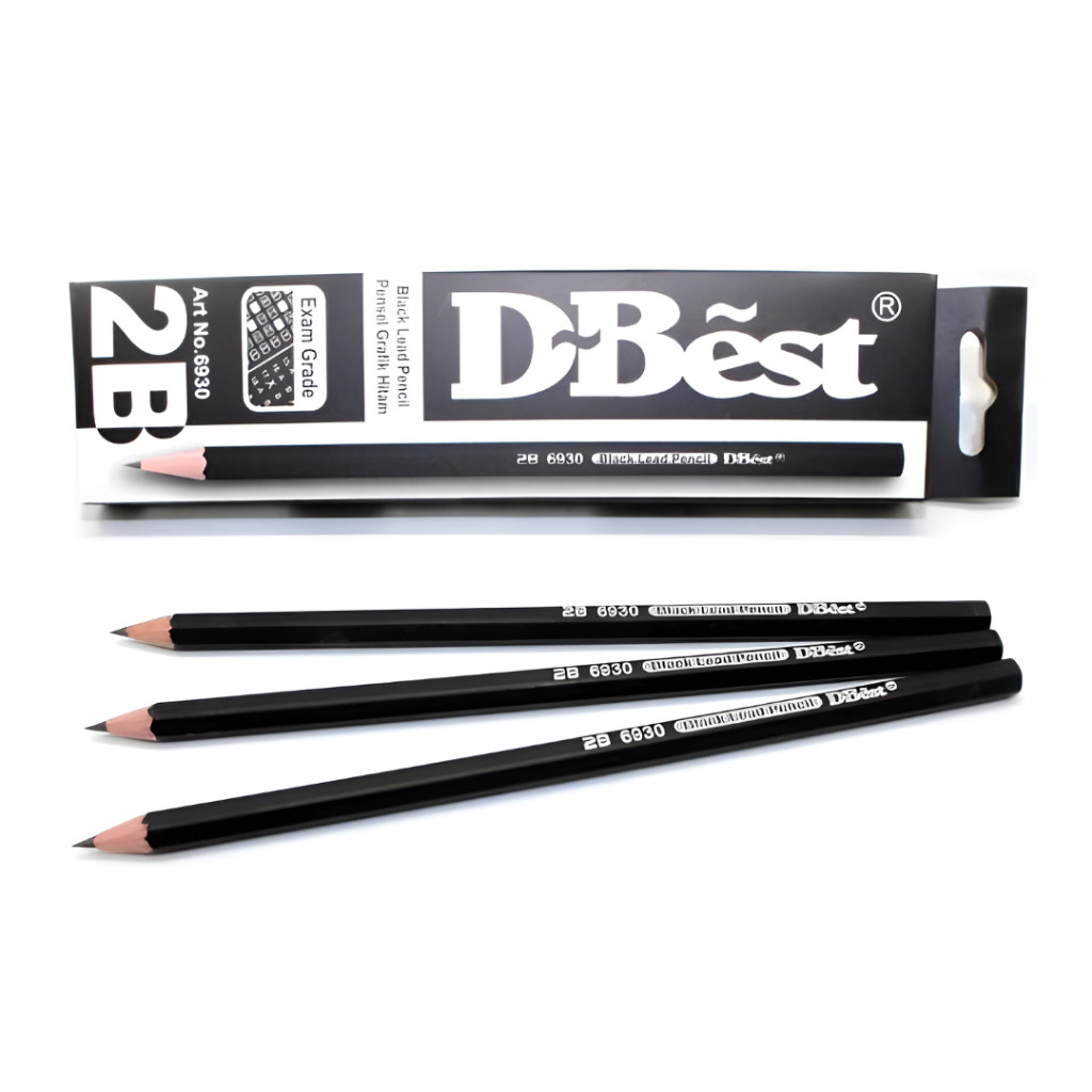 DBest Black lead pencil 2B Art No6930 (Box) - Image 2