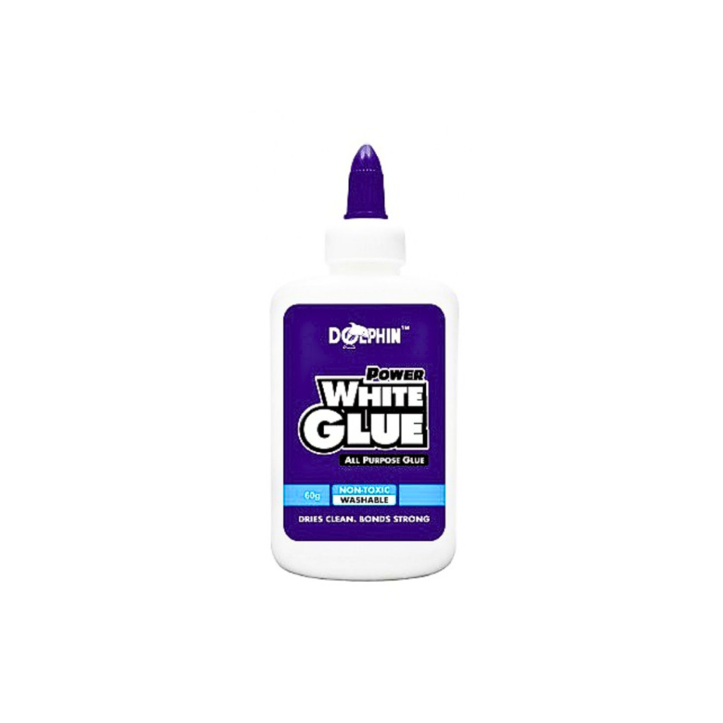 DOLPHIN Non Toxic Power White Glue 60g - Image 3