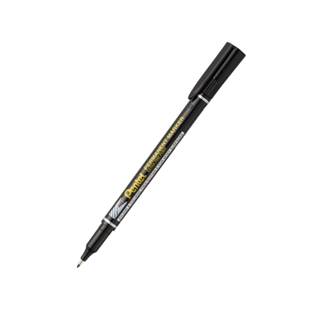 Slim Permanent Marker Pen Extra Fine Point – BLACK NF450 - Image 3