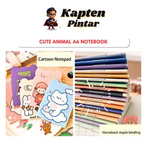 Cute Animal A6 Notebook for Student Working Office Stuffs B